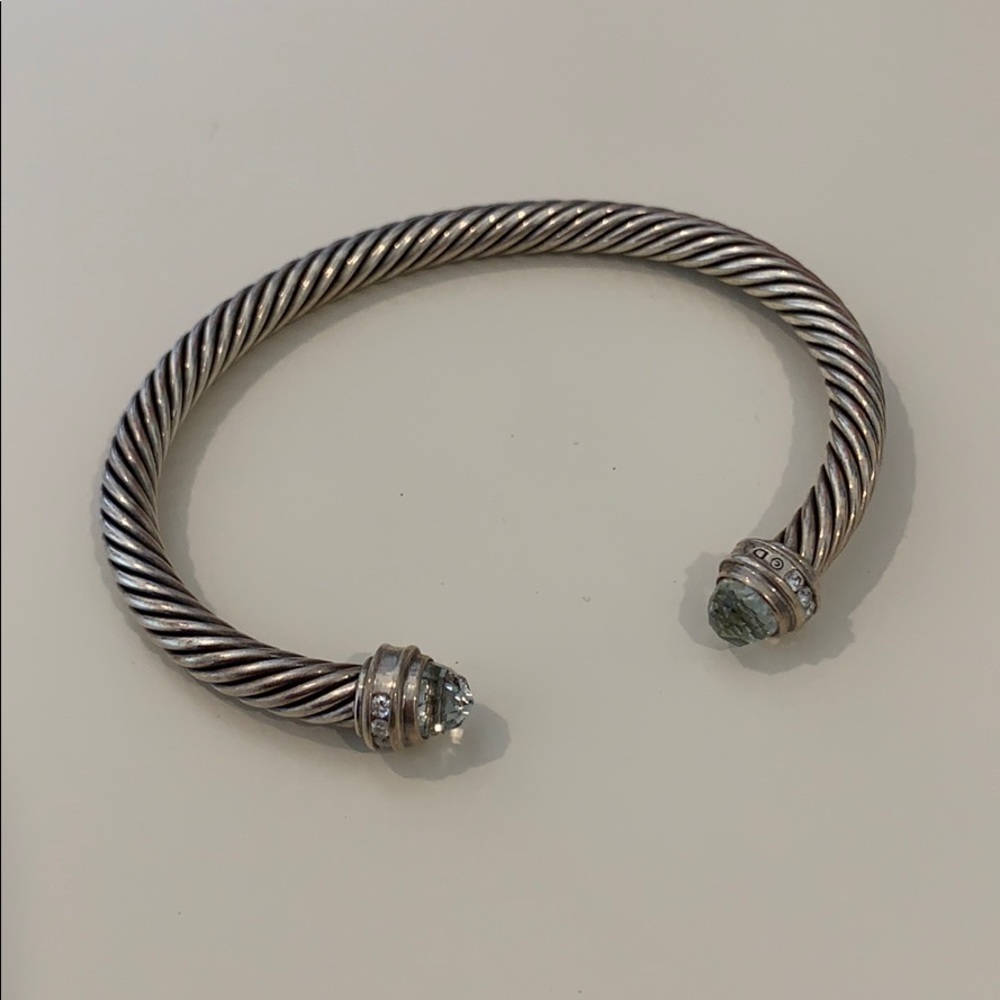 David Yurman, Cable bracelet w/ Diamonds